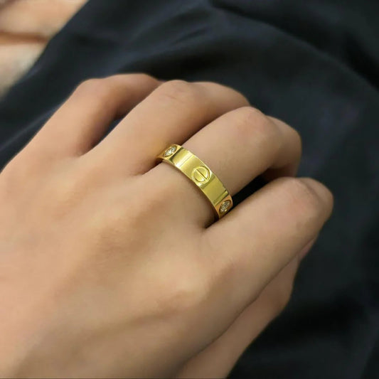 Golden Cartier Ring