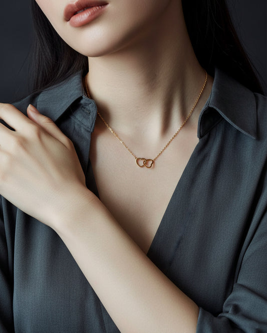 Double Heart Necklace