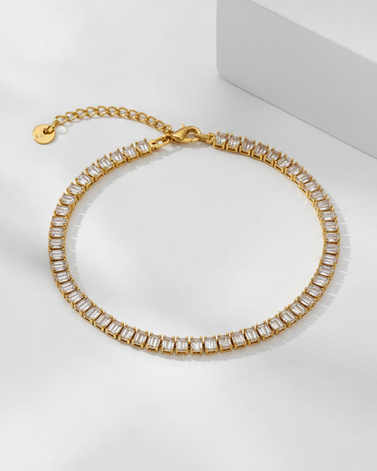 Gold Tennis Bracelet