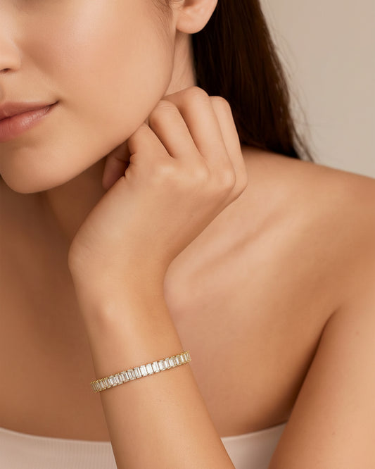 Gold Tennis Bracelet