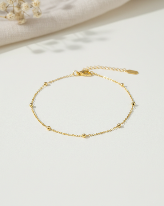 Minimilistic Balls Anklet
