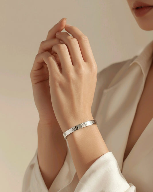 Silver Cartier Bracelet