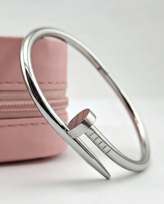Silver Nail Bangle