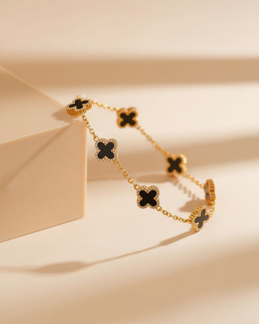 5 Clover Midnight Bracelet