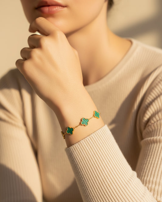 Green Clover Bracelet