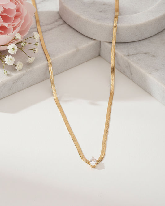 Mini Pear Snake Necklace