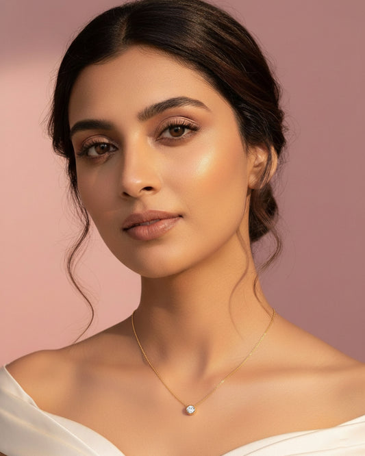 Single Diamond Necklace