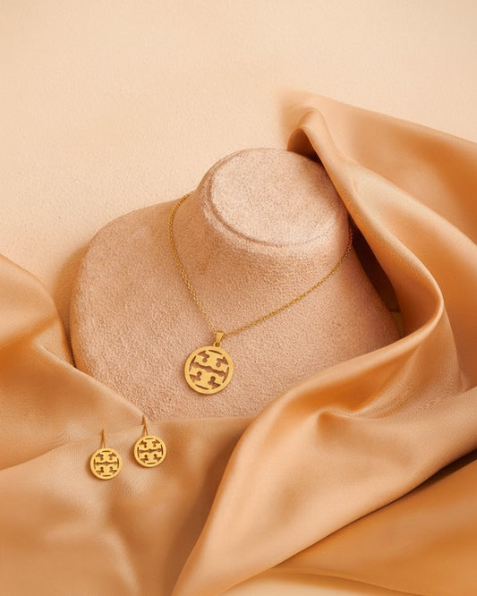 Tory Diamond Earring & Necklace Set